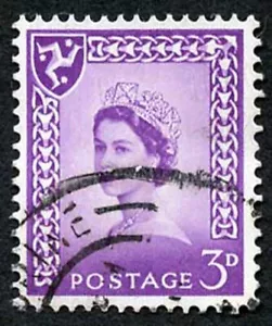 IOM SG2a 3d Deep Lilac on Chalky Paper Fine used cat from 6.50 pounds - Picture 1 of 1