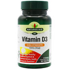 Natures Aid High Strength Vitamin D3 1000iu (25µg) - Choice of 90 or 120 Tablets
