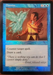 MTG Dismiss Arena Promos Foil - Picture 1 of 2