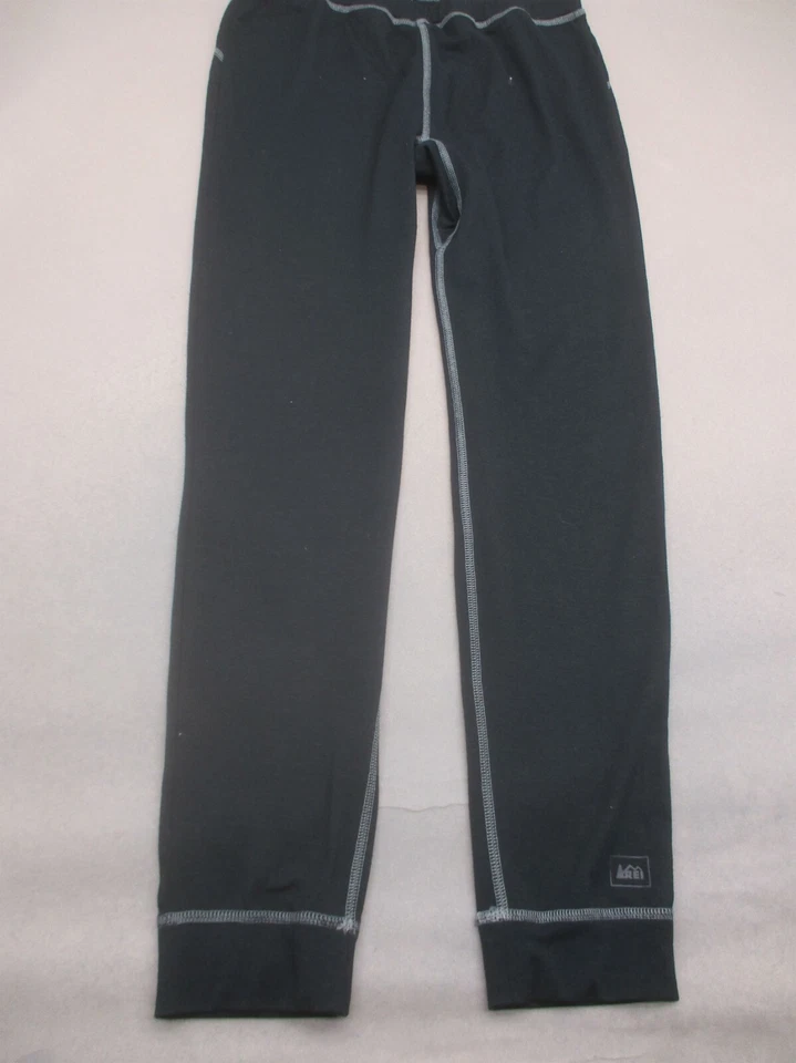 Pantalones base de compresión elásticos negros unisex REI talla L (14-16) para niños 644 Foto 1 de 4
