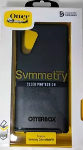 Custodia sottile originale Otterbox Symmetry Series Samsung Galaxy Note10 (6,3") - nera - Foto 1 di 4