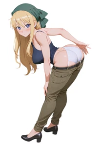Winry Full Metal Alchemist Waifu Weatherproof Anime Sticker 6" Car Decal - Picture 1 of 1