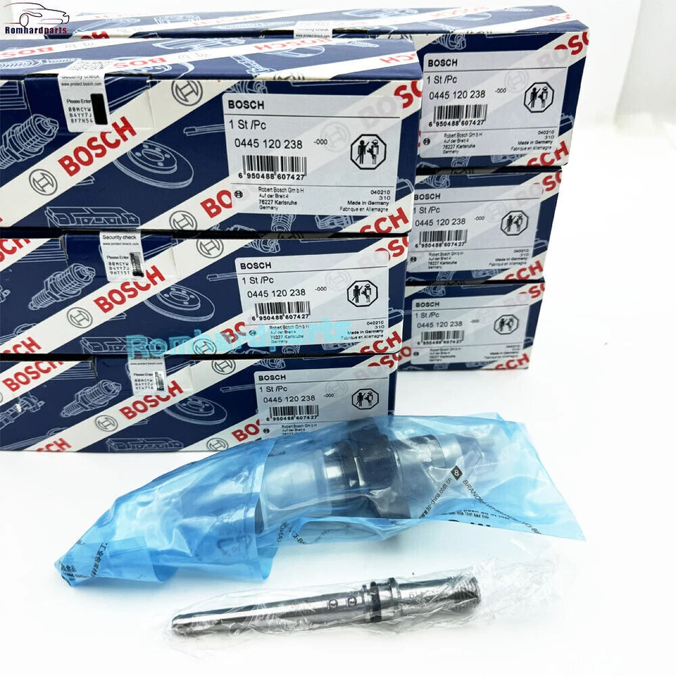 6x Common Rail Fuel Injector For 2004-09 Dodge Ram 3500 5.9L Cummins 0445120238 - Imagem 1 de 4