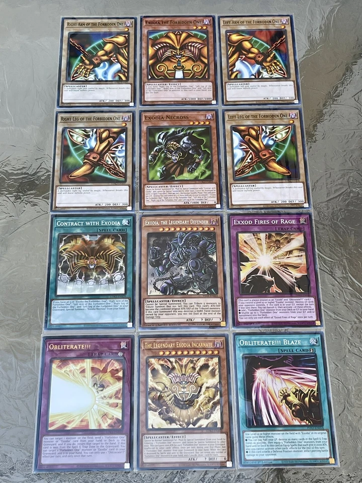 Exodia Full Set + Incarnate + Defender +Necross + Obliterate + Incarnate YuGiOh! - Image 1 of 1