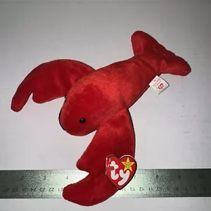 TY Beanie Baby Indonesian PINCHERS the Lobster (8.5 inch) - MWMT RARE - Picture 1 of 8