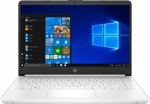HP - 14" Laptop - Intel Celeron - 4GB Memory - 64GB eMMC - Snowflake white