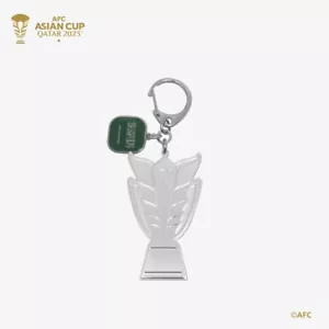 2D Trophy Keychain with Country Flag-SAUDI - Picture 1 of 1