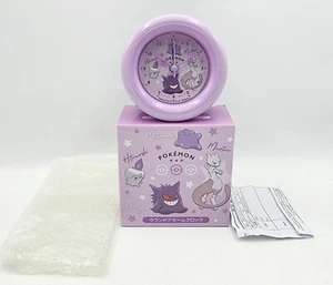 Pokemon Limited Edition Mini Desktop 4" Analog Uhr Japan Import Gengar Mewtwo - Bild 1 von 2