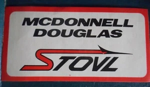 Adesivo McDonnell Douglas STOVL decollo corto e atterraggio verticale - Foto 1 di 1
