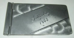 Gettysburg Bürgerkrieg Notizblock datiert 1863 - Bild 1 von 12