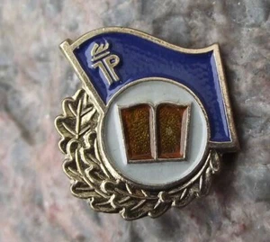 Vintage Thalmann Pioneers German Youth Good School Work DDR Book Award Pin Badge - Picture 1 of 6