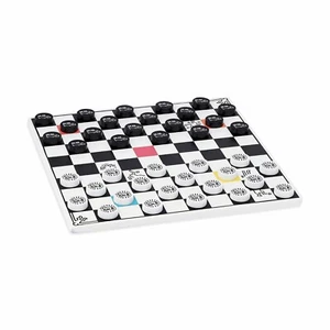 Keith Haring colorful checkers backgammon set game wood art Limited Edition NEW - Picture 1 of 4