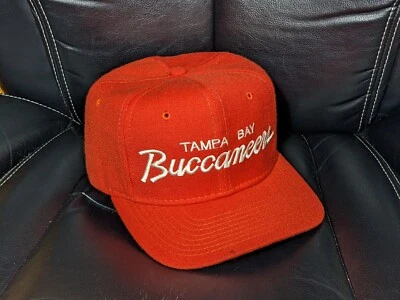 Vintage Tampa Bay Buccaneers Sports Specialties Wool Single Line Script Snapback - Image 1 of 4