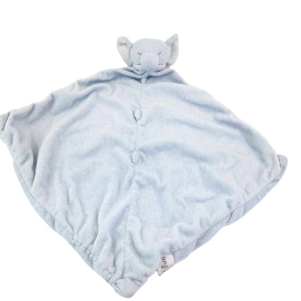 Angel Dear Elephant Lovey Azul Bebé Manta de Seguridad Lovie Blankie Juguete de Peluche Foto 1 de 4
