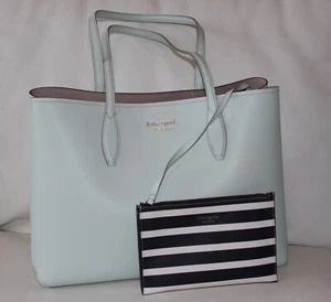 💚 Kate Spade All Day Large Tote Bag Purse Handbag & Wristlet Pouch Set NWT - Picture 1 of 6