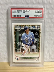2022 TOPPS HOLIDAY #HW150 BOBBY WITT JR. PSA 10 - Foto 1 di 2