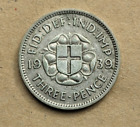 1939 George VI silver Threepence