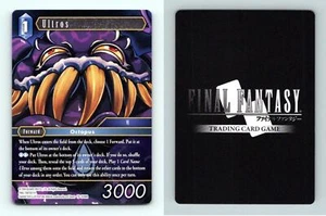 Ultros #15-109R Final Fantasy Opus XV Crystal Dominion Rare TCG Card - Picture 1 of 1