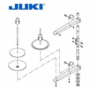 Juki 2-Spool Thread Stand #229-30358 Genuine - DDL-5550 DDL-8700 DU-1181 LU-1508 - Picture 1 of 1
