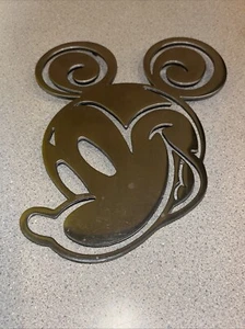 Disney Mickey Mouse Kitchen Trivet 9.5” Aluminum Metal Hot Plate Holder - Picture 1 of 7