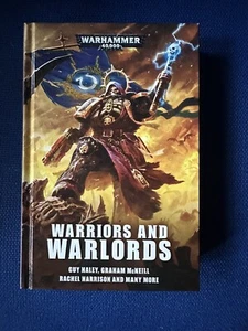 Guerreros y Señores de la Guerra Compilación de Cuentos Cortos Warhammer 40K Biblioteca Negra NUEVO - Imagen 1 de 3