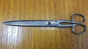 Antique Solingen Iron Sewing Scissors Cock and Hen Mark #258-5 Germany - Picture 1 of 7