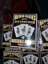 NEW - MLB Pittsburgh Pirates Baseball Heroes Standard 52-Card Playing Cards Deck