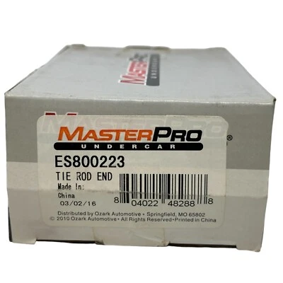 MasterPro ES800223 – Front Outer Tie Rod End – Silverado Sierra Tahoe Yukon - Image 1 of 4