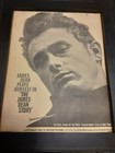 James Dean The James Dean Story Rare Original Promo Poster Ad Framed!