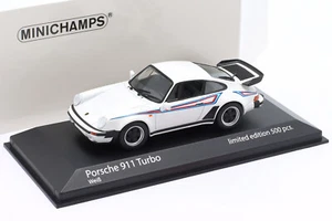PORSCHE 911 930 TURBO MARTINI DESIGN 1976 WHITE MINICHAMPS 943069005 1:43 - Picture 1 of 1