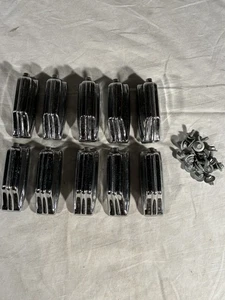 Vintage Rogers Beavertail Bass Drum lugs (10) With Screw’s - Picture 1 of 8