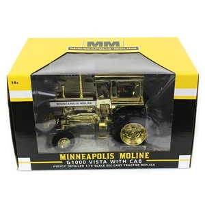 Gold Chrome Unit 1/16 Detailed Minneapolis Moline G1000 Vista 2WD Cab Dal-005-A - Picture 1 of 1