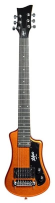 Guitarra Eléctrica de Viaje Hofner HOF-HCT-SH-MO-O Shorty - Naranja Metálico - con Gi Foto 1 de 4