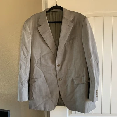 Jaqueta e Calça CANALI Terno de Lã Pura Blazer - Masculina UE 58 R EUA 48 R 58R 48R - Imagem 1 de 4