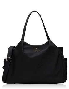 Kate Spade Chelsea Large Baby Diaper Bag Tote in Black with Changing Pad - Picture 1 of 5