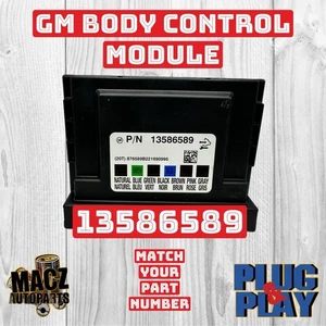 Módulo de control de carrocería GM 13586589 "Programado para VIN" BCM OEM - Imagen 1 de 4