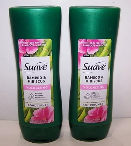 2 x Suave Bambus & Hibiskus volumisierender Conditioner kein Paraben 12,6 Unzen (jeweils) - Bild 1 von 2