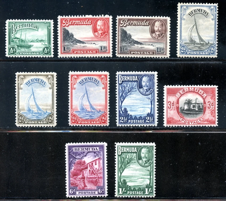 LOT 31796 MINT H/NH OG 105-113 SHIP : STAMPS FROM BERMUDA UK COLONY - Image 1 of 2