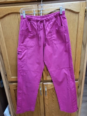 Pantalones Médicos Damas Rosa Fucsia Por Wonder Wink Talla Pequeña Excelente Estado Foto 1 de 4