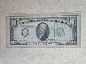 1934 $10 Dollar Bill Federal Reserve Note In Great Condition - Picture 1 of 2