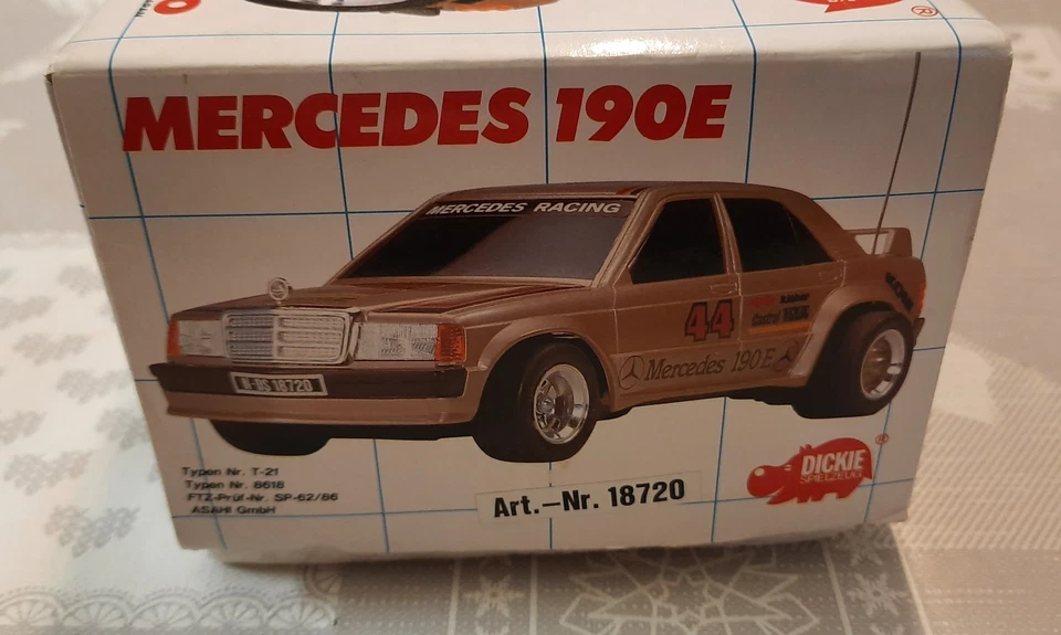 Mercedes-Benz 190E Ferngesteuert Auto RC Vintage Spielzeug Taiyo Dickie - Bild 1 von 4
