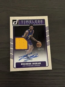 2016-17 Donruss Timeless Treasures Materials Signatures /99 #1 BRANDON INGRAM - Picture 1 of 5