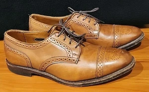 Scarpe eleganti uomo Allen Edmonds 8.5-D Sanford noce punta cappuccio derby 6527 - Foto 1 di 10