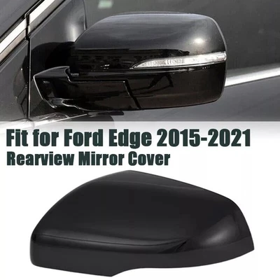 Tampa de espelho driver lado esquerdo para Ford Edge 2015 2016 2017 2018 2019 2020 2021 - Imagem 1 de 4