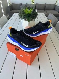Nike ReactX Infinity Run 4 US9.5 UK8.5 EUR43 Black/Racer Blue-White DR2665-005 - Picture 1 of 3