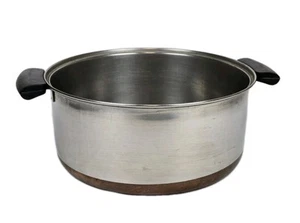 Revere Ware vor 1968 Doppelring 6 Quart Suppentopf mit kupferplattiertem Boden - Bild 1 von 5