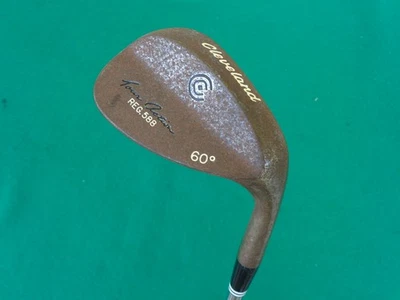 Cleveland Tour Action 588 60* Lob Wedge Raw Steel Rusty Mens RH Golf Club - Image 1 of 4