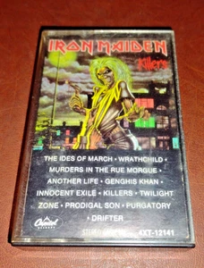 Vintage IRON MAIDEN Cassette Tape Capital 1981 Heavy Metal KILLERS USA RELEASE - Picture 1 of 5