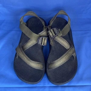 Chaco Z1 Classic Sandals Bluff Hunter Green Black Straps Men's Size 10 - J106549 - Picture 1 of 10