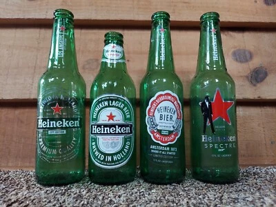4 HEINEKEN БУТЫЛКА КОЛЛЕКЦИИ LOS ANGELES, КОРОТКИЙ ГРИФ, 007 2013 ЮБИЛЕЙ ПУСТОЙ - Изображение 1 из 4
